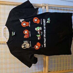 Vintage 1999 South Park Black Short Sleeve T-shirt Like New